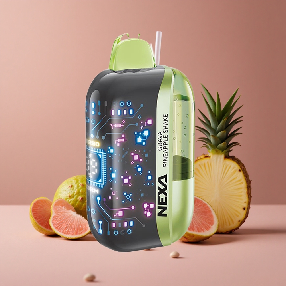 NEXA Ultra 50000 Puffs Guava Pineapple Shake 20ml Prefilled Capacity Type-C Charging New Zealand wholesale suppliers