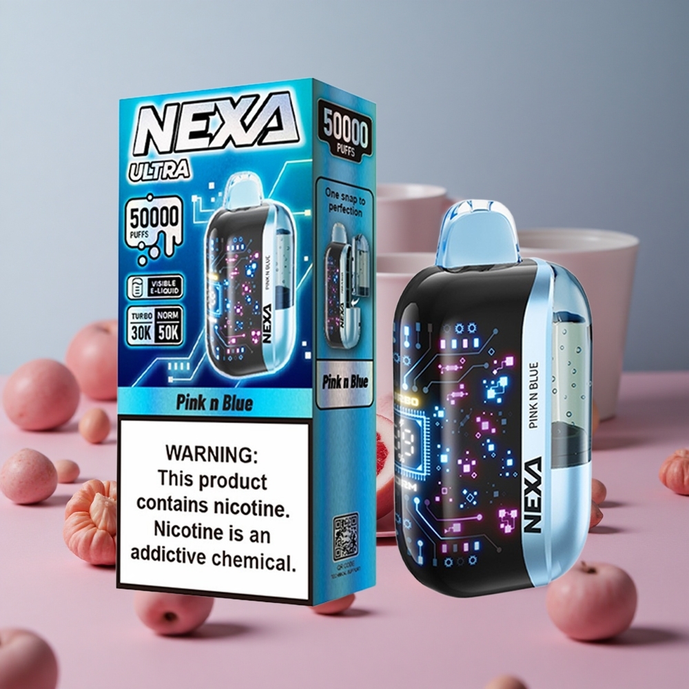 NEXA Ultra 50000 Puffs Pink N Blue 20ml Prefilled 5% Nicotine New Zealand wholesale suppliers