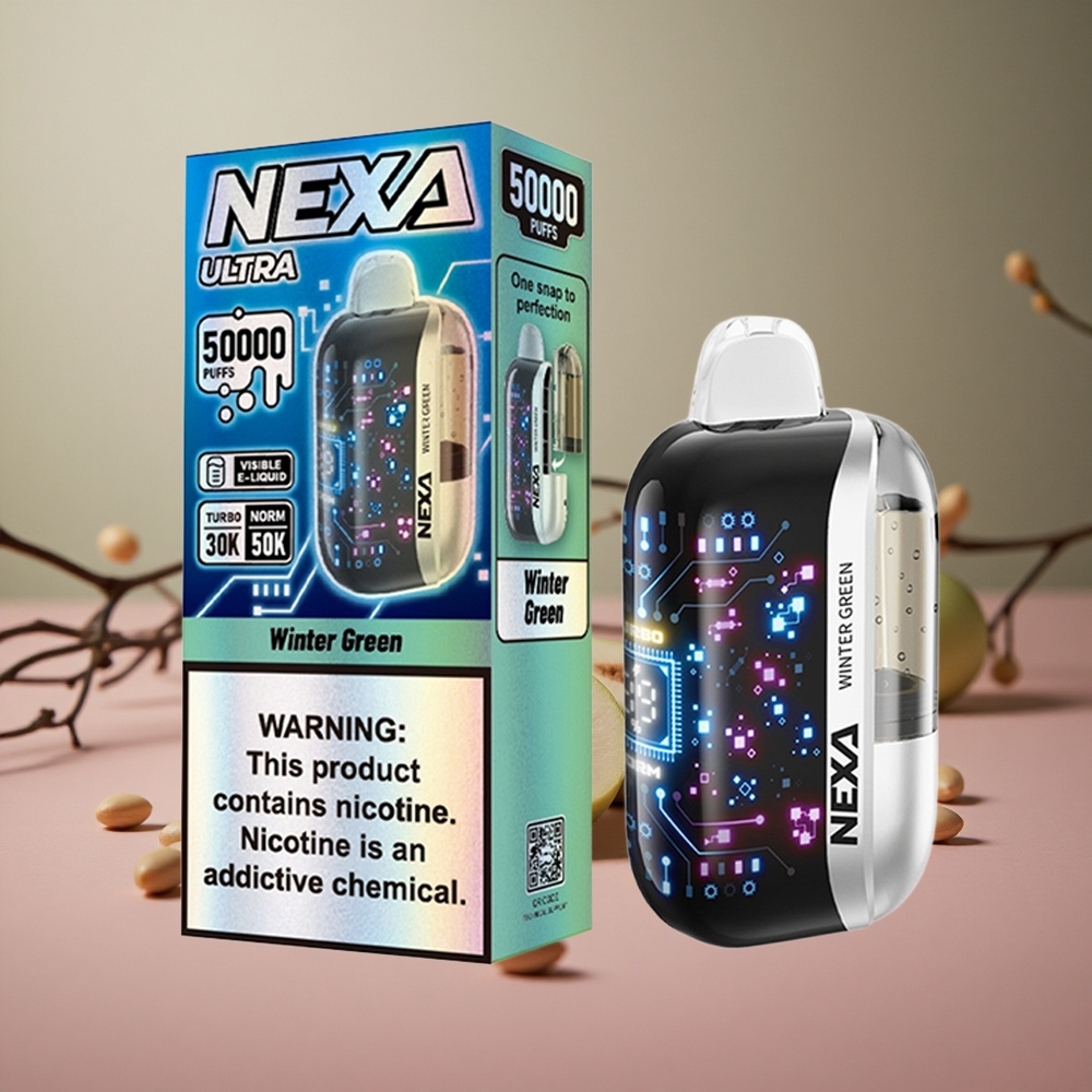 NEXA Ultra 50000 Puffs Winter Green 20ml Prefilled Capacity 800mah Battery Capacity New Zealand wholesale suppliers