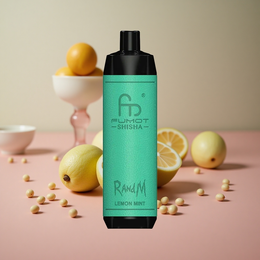 RandM Fumot Shisha 10000 Puffs Lemon Mint 18ml Prefilled e-liquid 850 mAh Battery New Zealand wholesale suppliers
