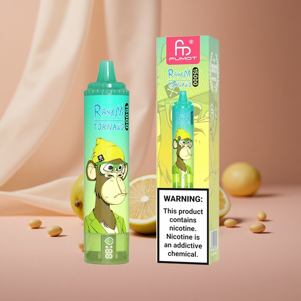 RandM Fumot Tornado 15000 Puffs 25ml Lemon Lime New Zealand wholesale suppliers