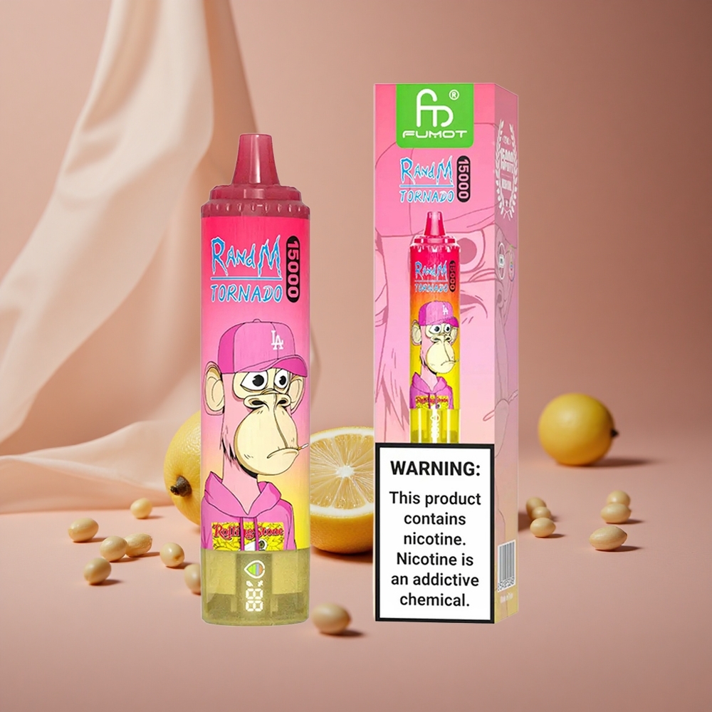 RandM Fumot Tornado 15000 Puffs 25ml Lemon New Zealand wholesale suppliers