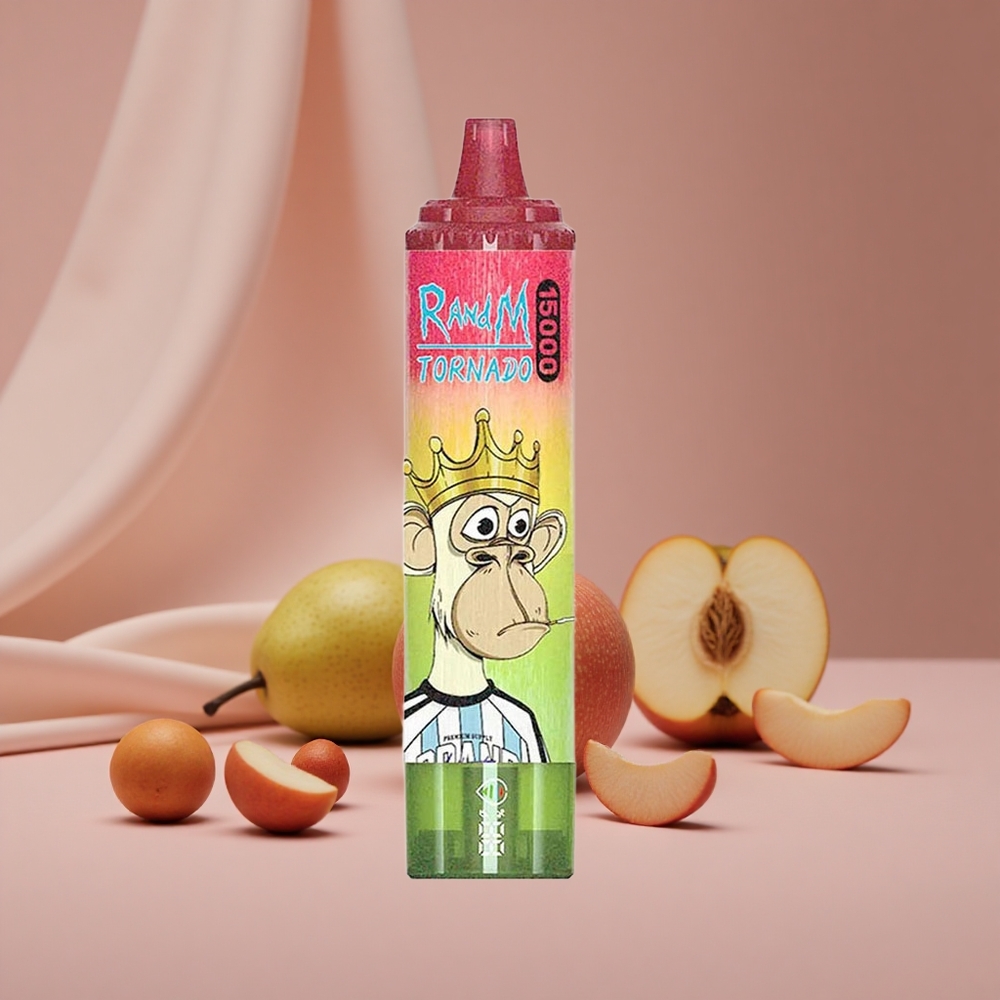 RandM Fumot Tornado 15000 Puffs Apple Peach Pear 25ml 850mAh New Zealand wholesale suppliers