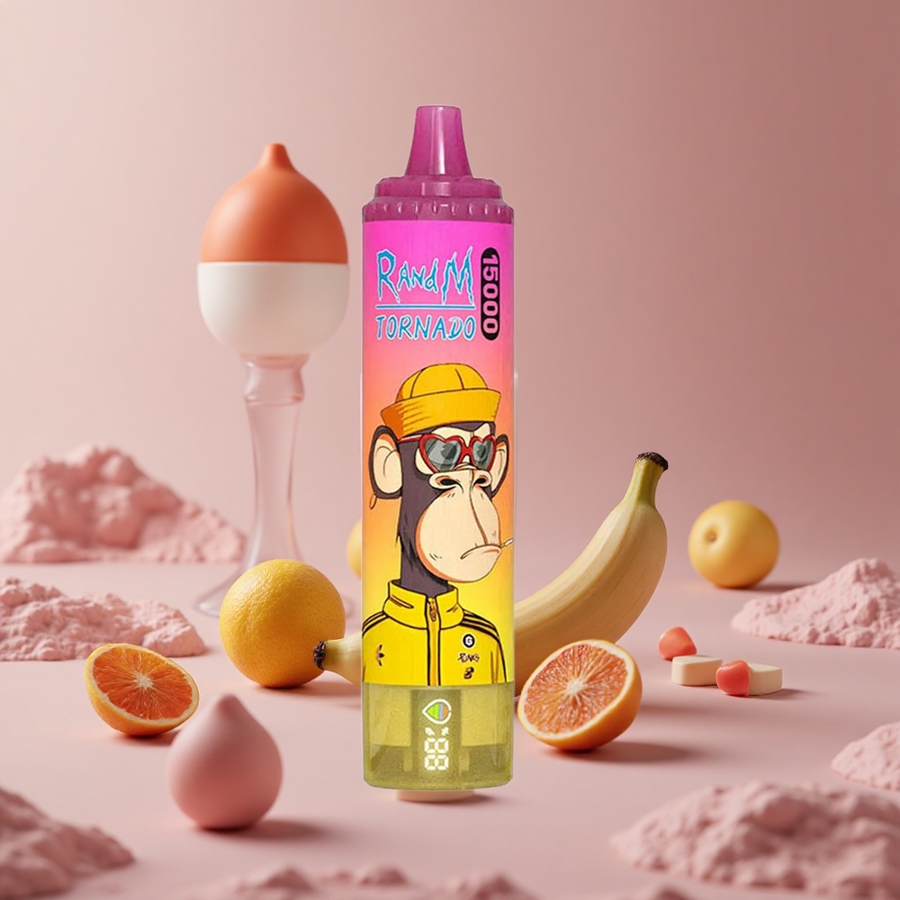 RandM Fumot Tornado 15000 Puffs Banana Ice 25ml 850mAh New Zealand wholesale suppliers