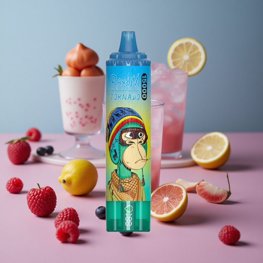 RandM Fumot Tornado 15000 Puffs Blue Razz Lemonade 25ml LCD New Zealand wholesale suppliers