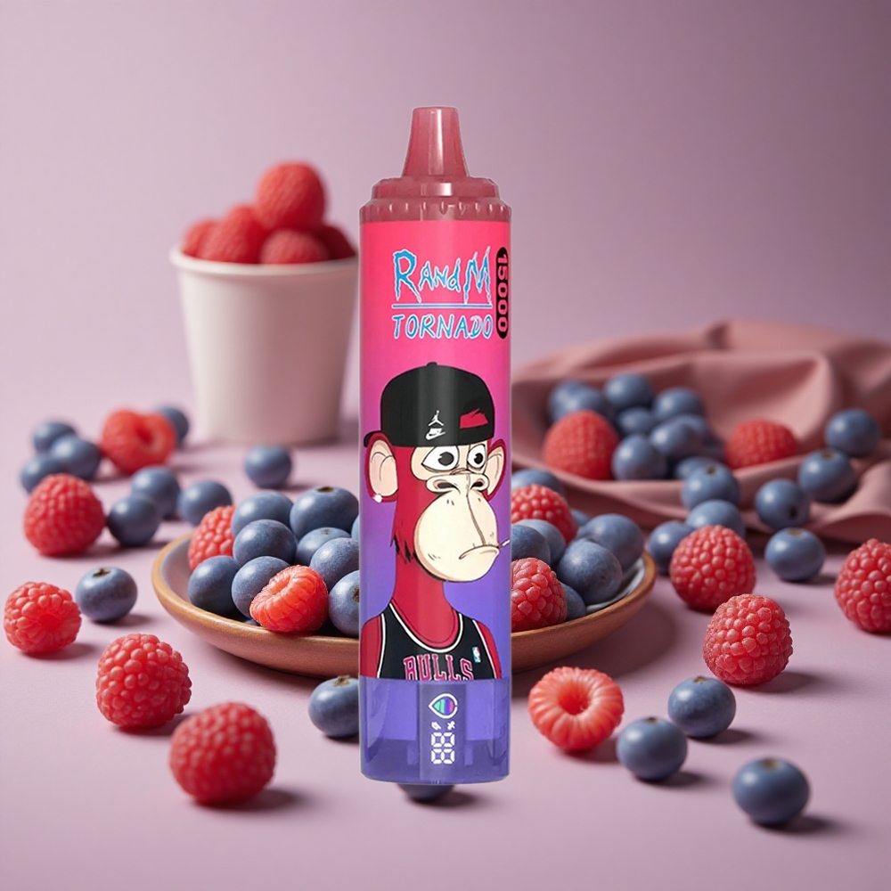 RandM Fumot Tornado 15000 Puffs Bluesour Raspberry 25ml 850mAh New Zealand wholesale suppliers