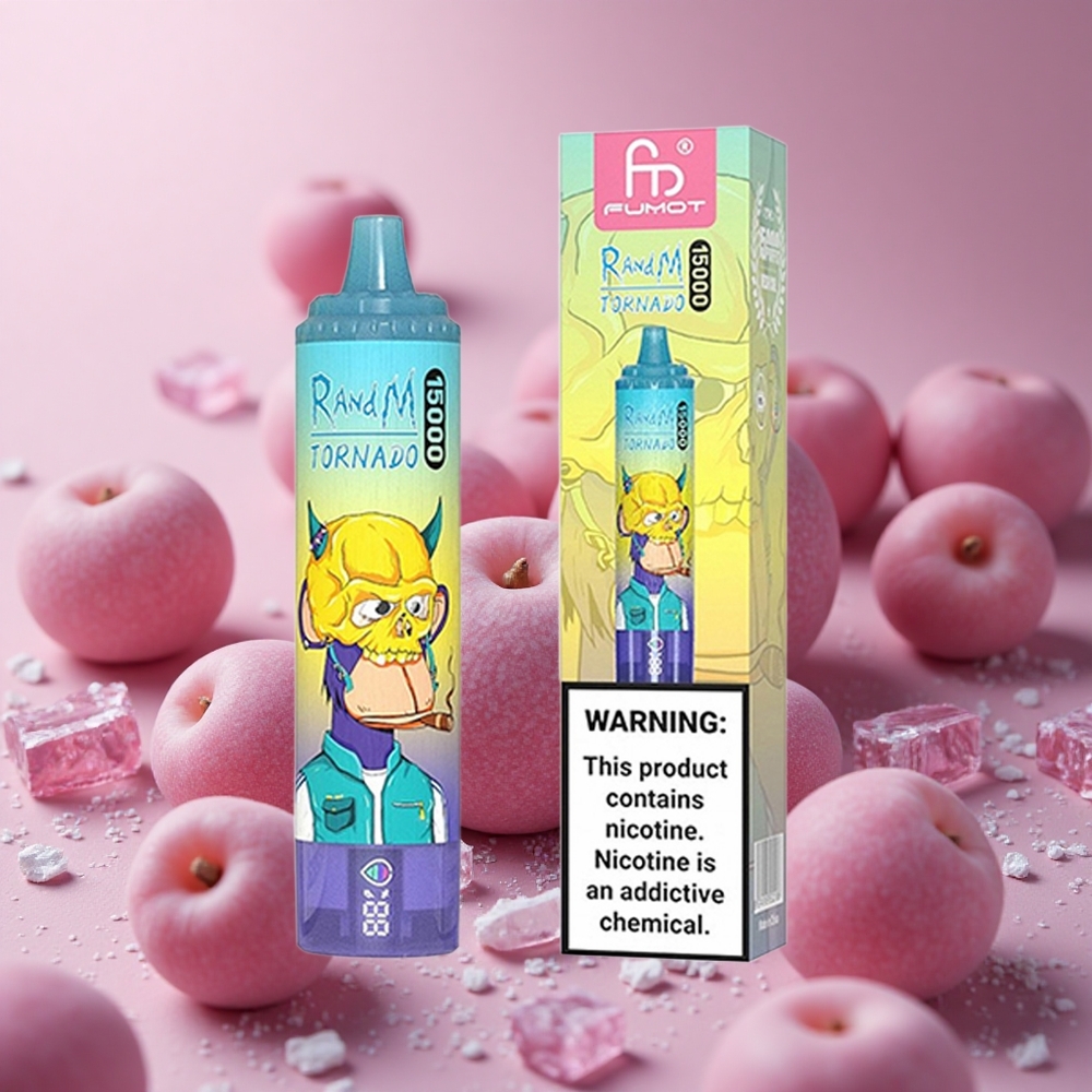 RandM Fumot Tornado 15000 Puffs Grape Ice 25ml 850mAh New Zealand wholesale suppliers