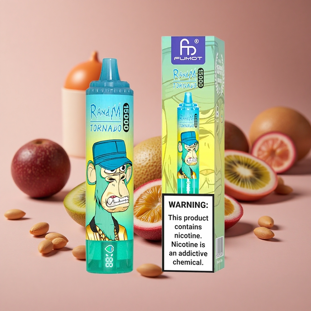 RandM Fumot Tornado 15000 Puffs Kiwi Passion Fruit Guava 850mAh Type-C New Zealand wholesale suppliers