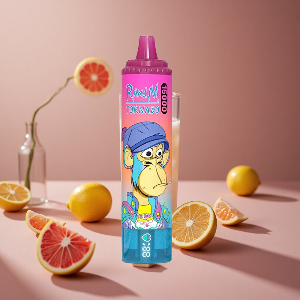 RandM Fumot Tornado 15000 Puffs Lemonade 25ml LCD New Zealand wholesale suppliers