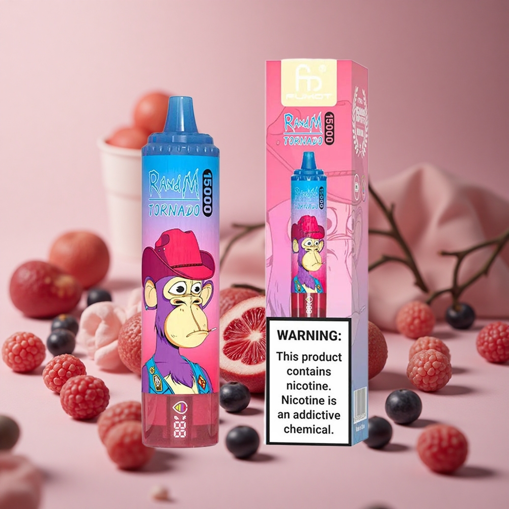 RandM Fumot Tornado 15000 Puffs Mixed Berry 25ml 850mAh New Zealand wholesale suppliers