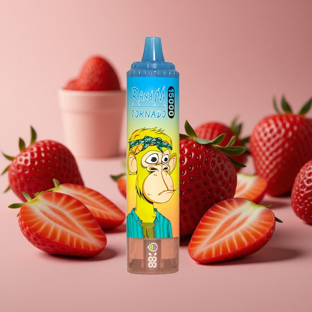 RandM Fumot Tornado 15000 Puffs Strawberry 25ml Mesh Coil New Zealand wholesale suppliers