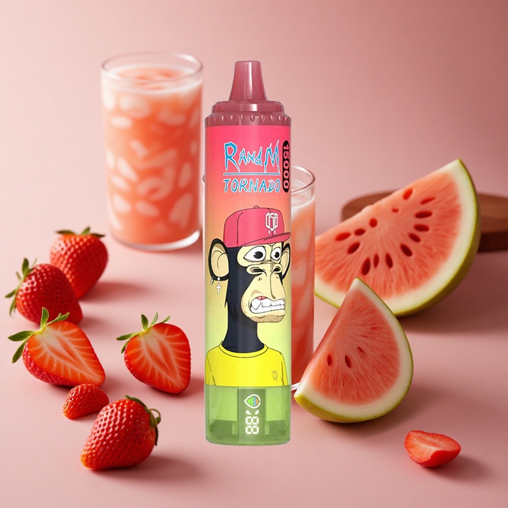 RandM Fumot Tornado 15000 Puffs Strawberry Watermelon Lemonade 25ml Mesh Coil New Zealand wholesale suppliers