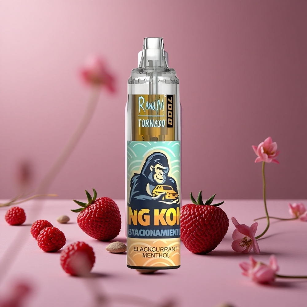 RandM Fumot Tornado 7000 Puffs Blackcurrant Menthol Mesh Coil Air-Adjustable New Zealand wholesale suppliers
