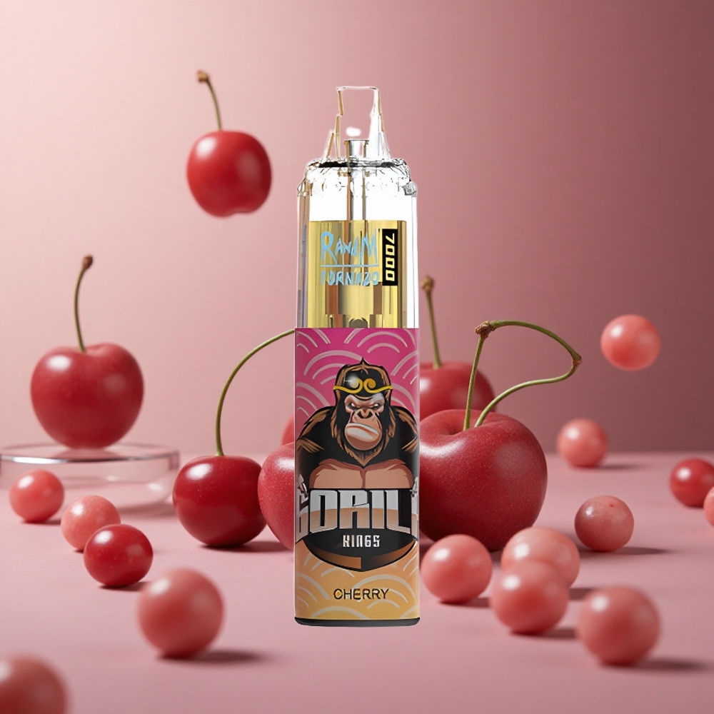 RandM Fumot Tornado 7000 Puffs Cherry 14 ML E-liquid Air-Adjustable New Zealand wholesale suppliers