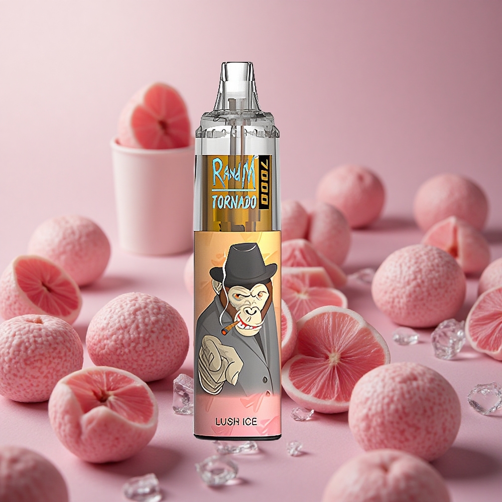 RandM Fumot Tornado 7000 Puffs Lush Ice 14 ML E-liquid Air-Adjustable New Zealand wholesale suppliers
