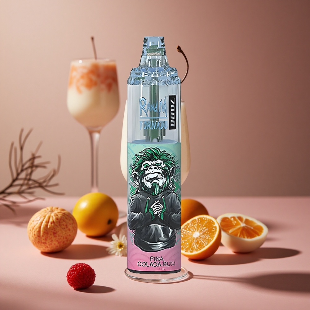 RandM Fumot Tornado 7000 Puffs Pina Colada Rum 14 ML E-liquid Air-Adjustable New Zealand wholesale suppliers