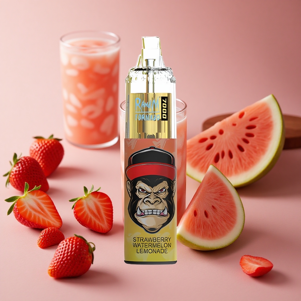 RandM Fumot Tornado 7000 Puffs Strawberry Watermelon Lemonade Mesh Coil Air-Adjustable New Zealand wholesale suppliers