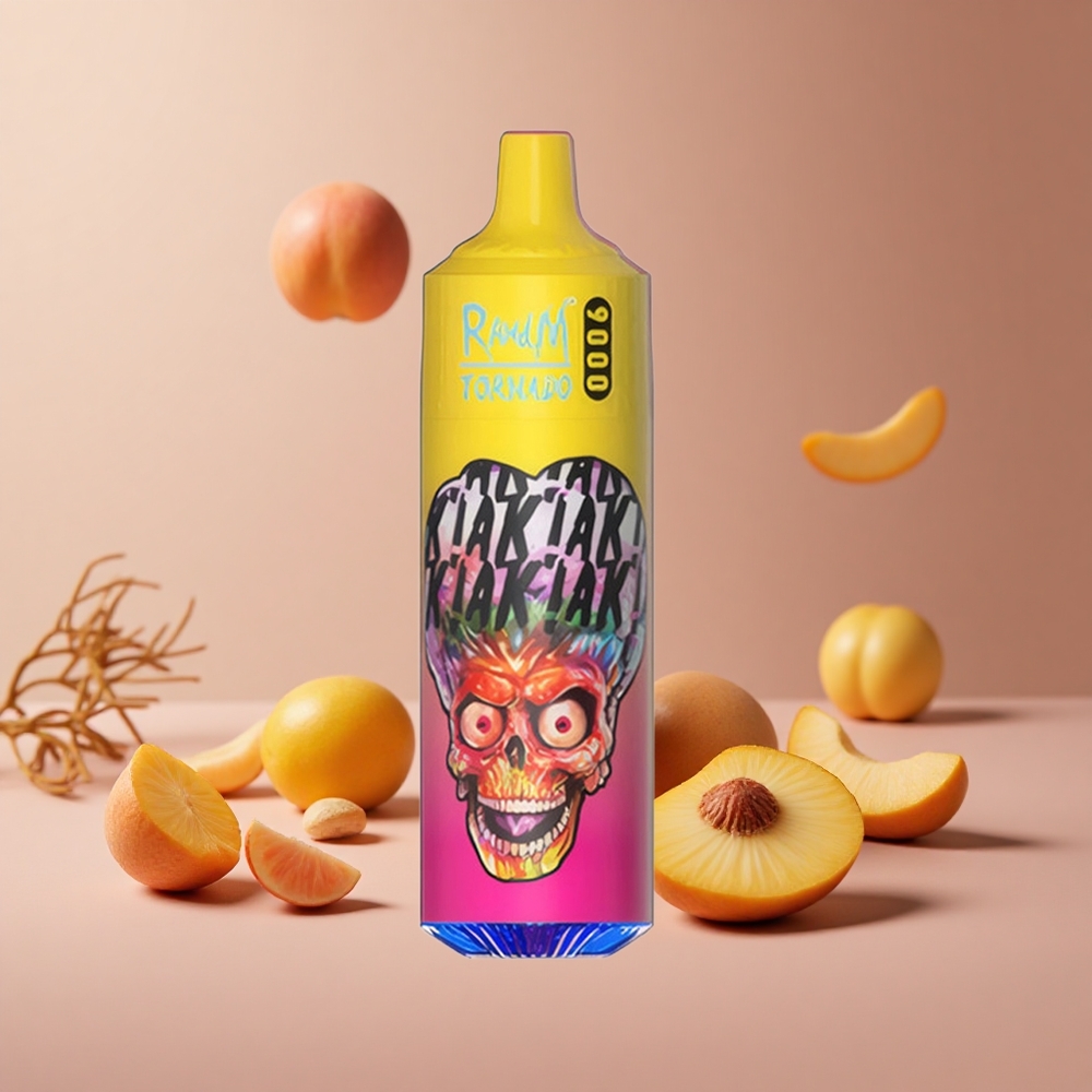 RandM Fumot Tornado 9000 Puffs Peachy Mango Pineapple 18 mL Mesh Coil New Zealand wholesale suppliers