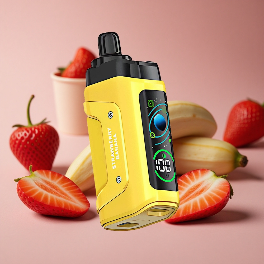 Razz Bar 45000 Puffs Strawberry Banana Adjustable Airflow Type-C Rechargeable New Zealand wholesale suppliers