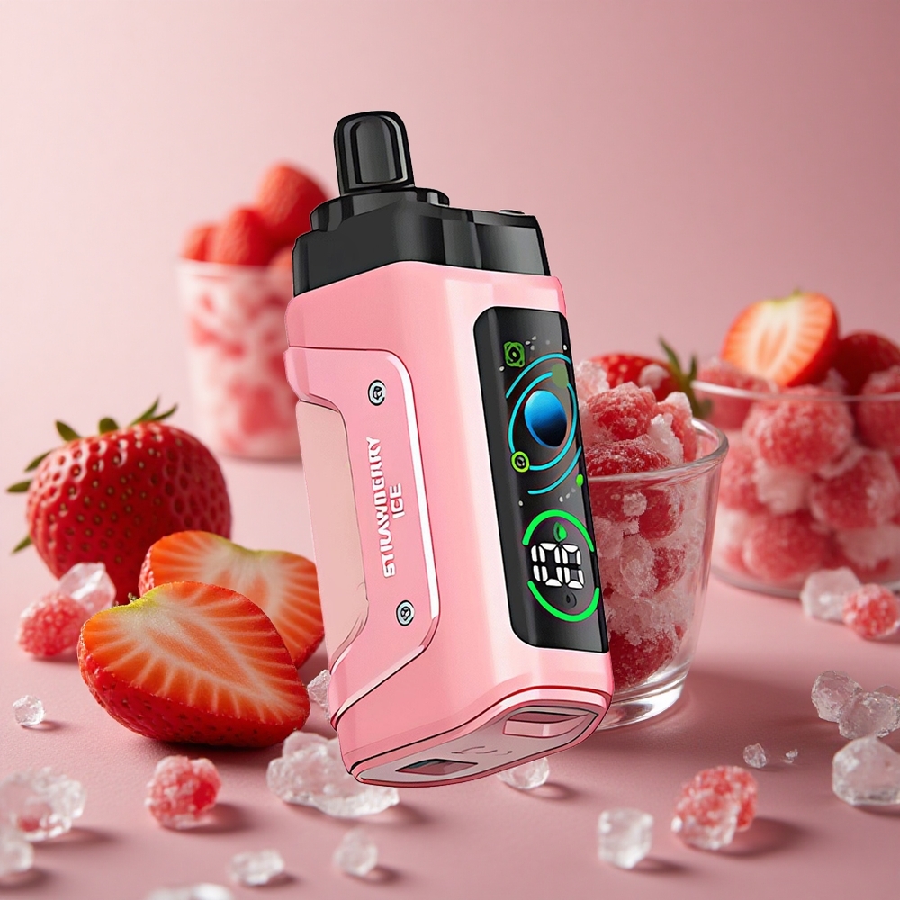 Razz Bar 45000 Puffs Strawberry Ice 650 Mah Battery Type-C Rechargeable New Zealand wholesale suppliers