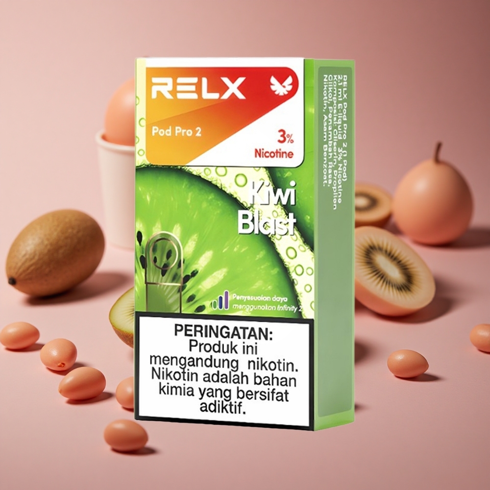 RELX Pod Pro 2 600 Puffs Kiwi Blast 3% Nicotine New Zealand wholesale suppliers