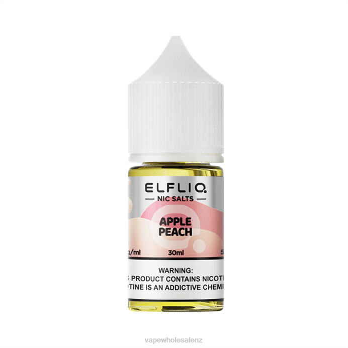 APPLE PEACH ELFBAR ELFLIQ nic salt 30ml L0087