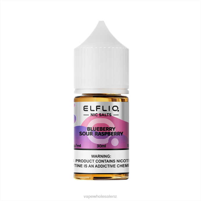 BLUEBERRY SOUR RASPBERRY ELFBAR ELFLIQ nic salt 30ml L00812