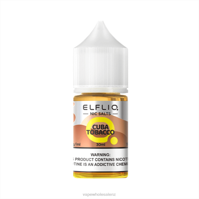 CUBA TOBACCO ELFBAR ELFLIQ nic salt 30ml L00816