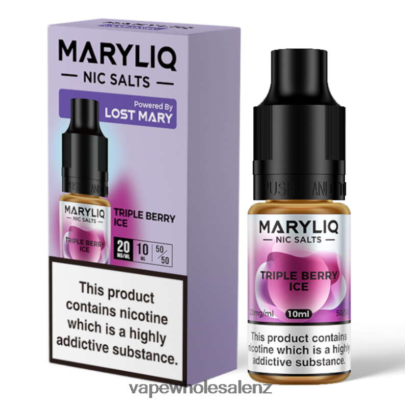 Vape Wholesale Supplier NZ - Triple Berry Ice NPP44458 LOST MARY MARYLIQ Nic Salts - 10ml - 20mg