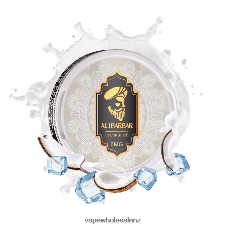 Vape Wholesale Supplier - Coconut Ice NPP4469 ALIBARBAR Nicotine Pouch