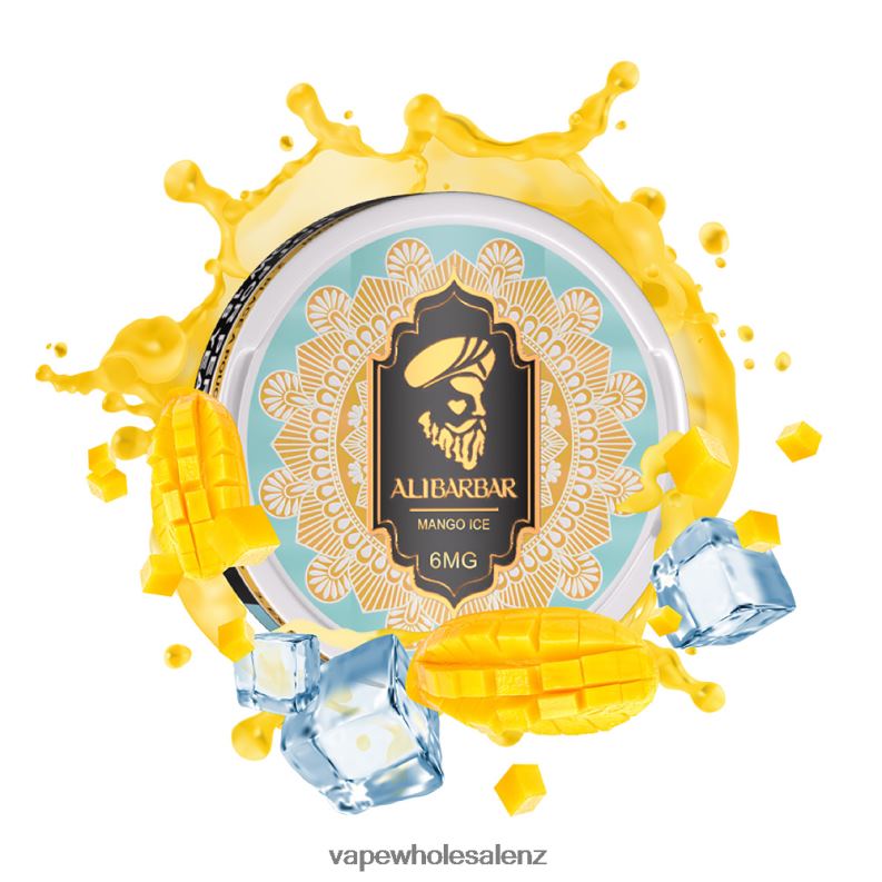 Vape Wholesale Supplier NZ - Mango Ice NPP4468 ALIBARBAR Nicotine Pouch
