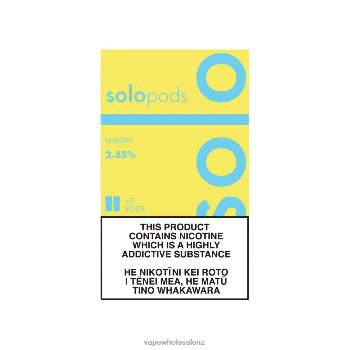 Vape Supplies NZ - Lemon 428255 Solo Replacement Pod 2-Pack