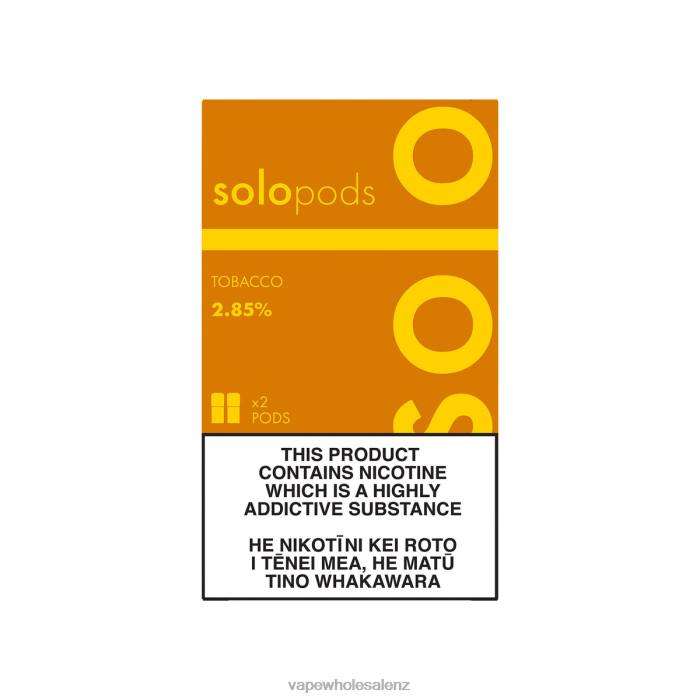 Vape Wholesale Distributor NZ - Tobacco 428250 Solo Replacement Pod 2-Pack