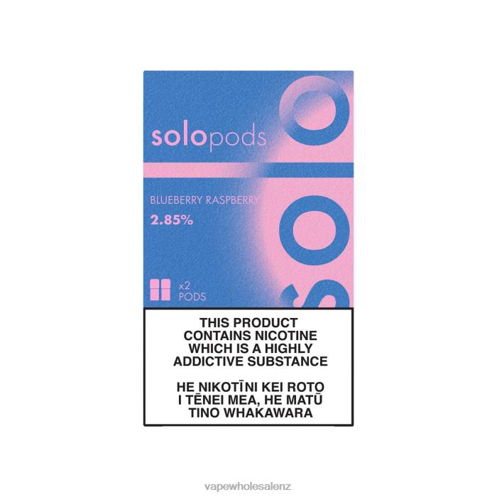 Vape Wholesale Near Me - Blueberry Raspberry 428253 Solo Replacement Pod 2-Pack